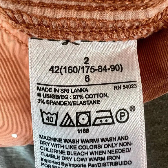 TVI Handmade In Los Angeles Women's Pink‎ Pocket Detail  Patched Pants - Picture 5 of 8